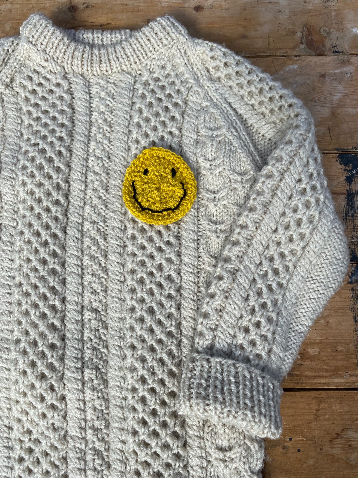 Traditional cream cable Jumper (5-6 years)