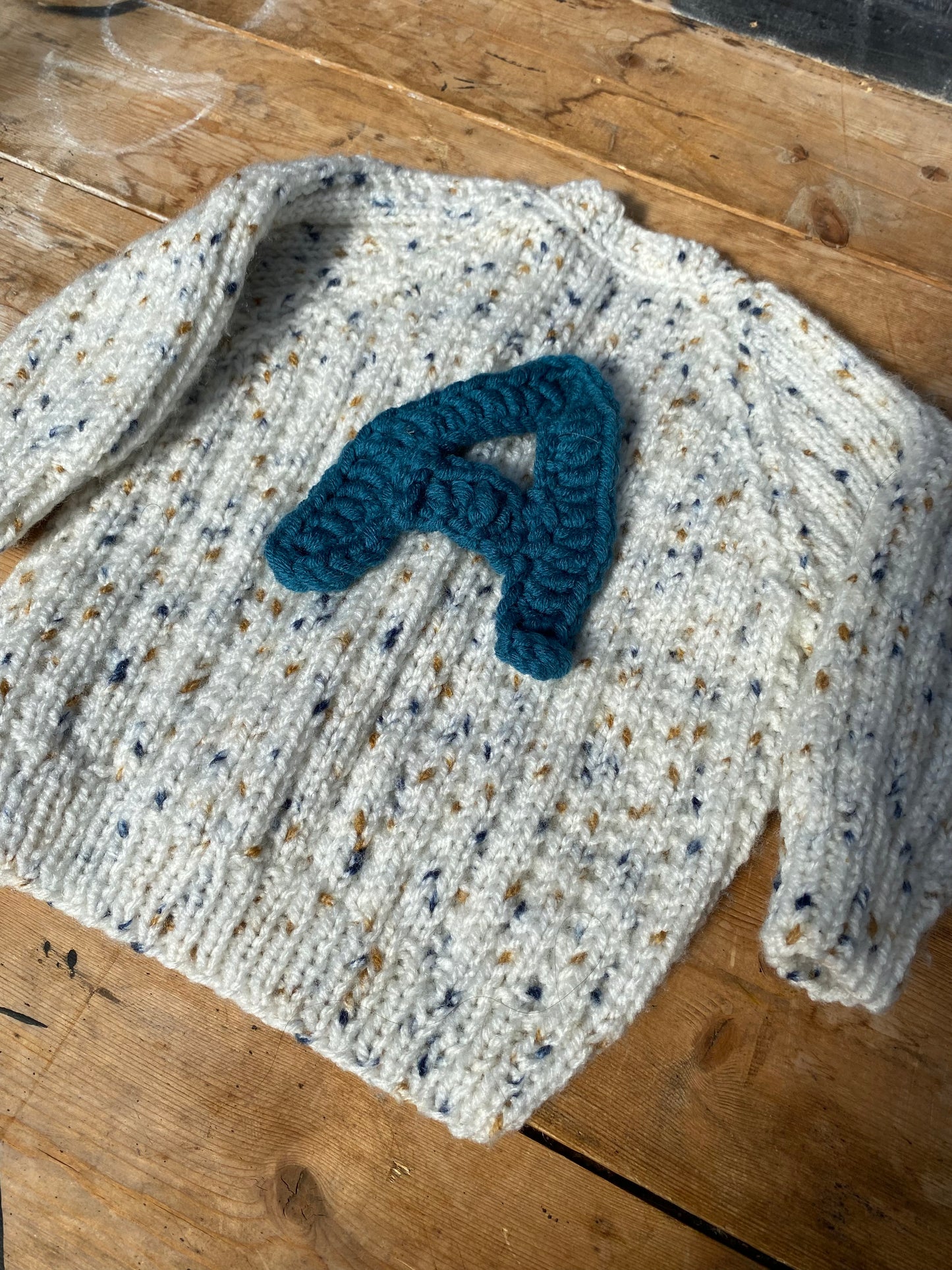 Neppy cream ribbed cardigan (6-12 months)