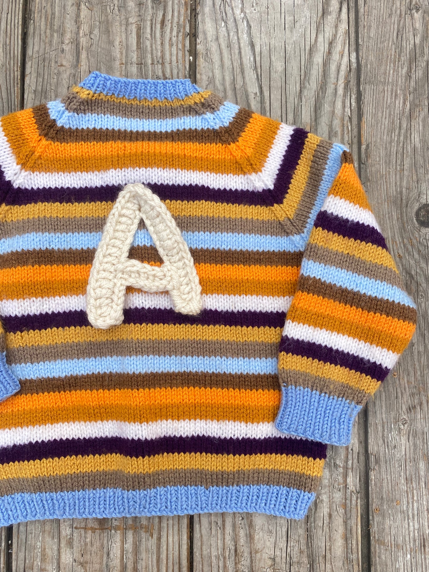 Tonal striped cardigan (2-3 years)