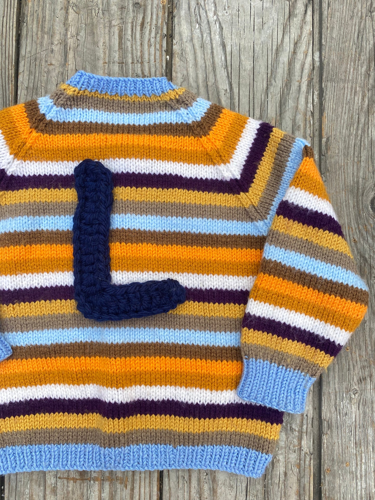Tonal striped cardigan (2-3 years)