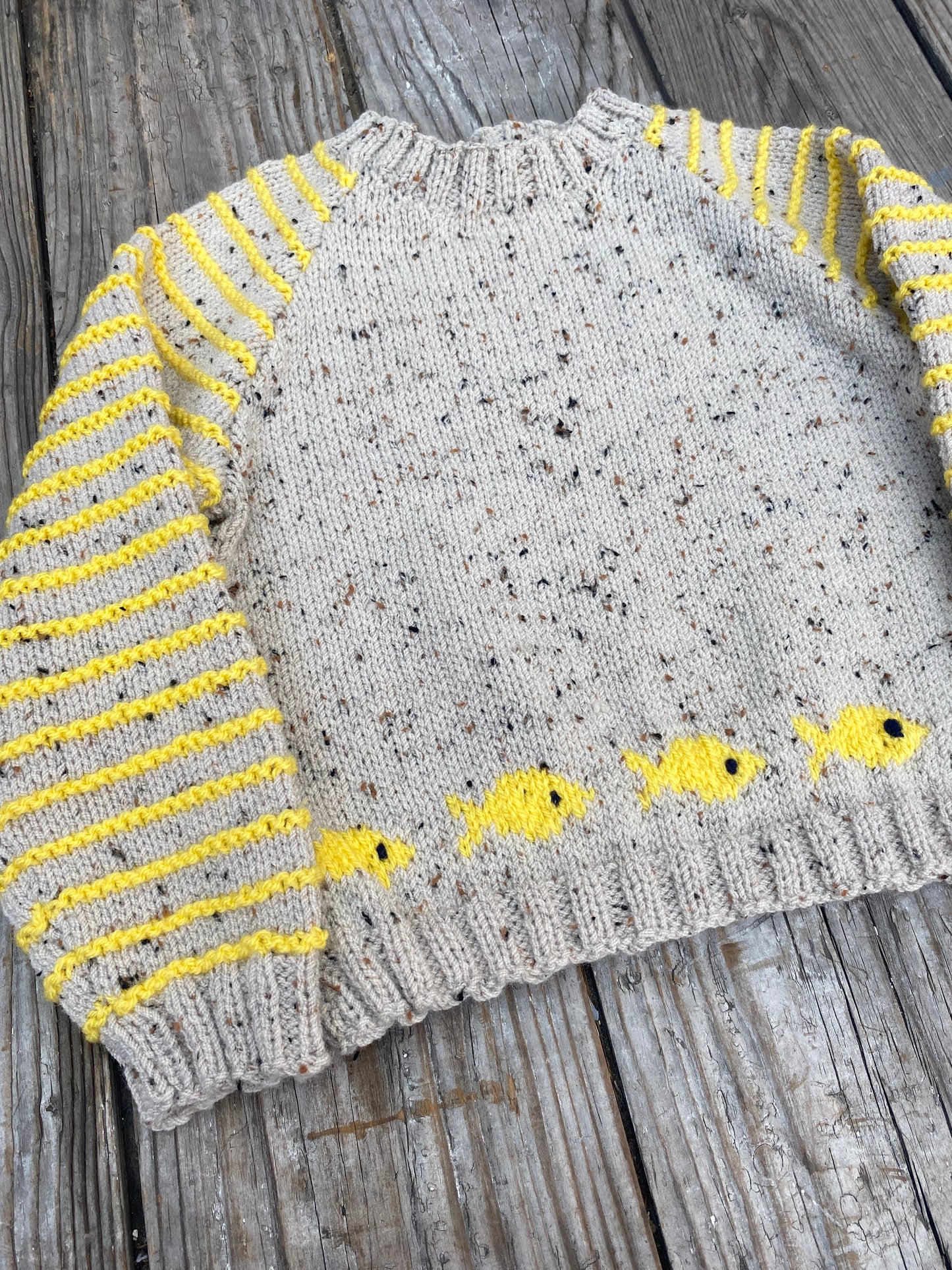 Fish hem logo jumper (4-5 years)
