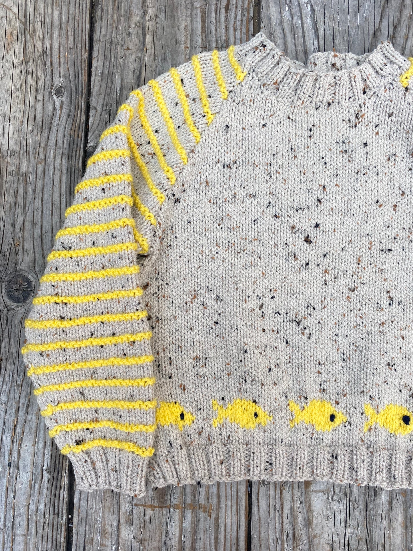 Fish hem logo jumper (4-5 years)