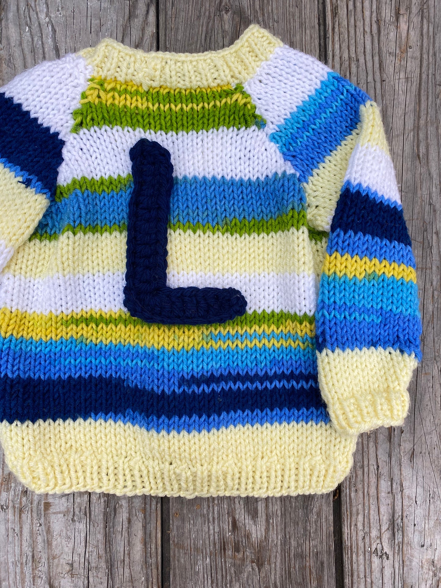 Chunky knit space dye cardigan (2-3 years)