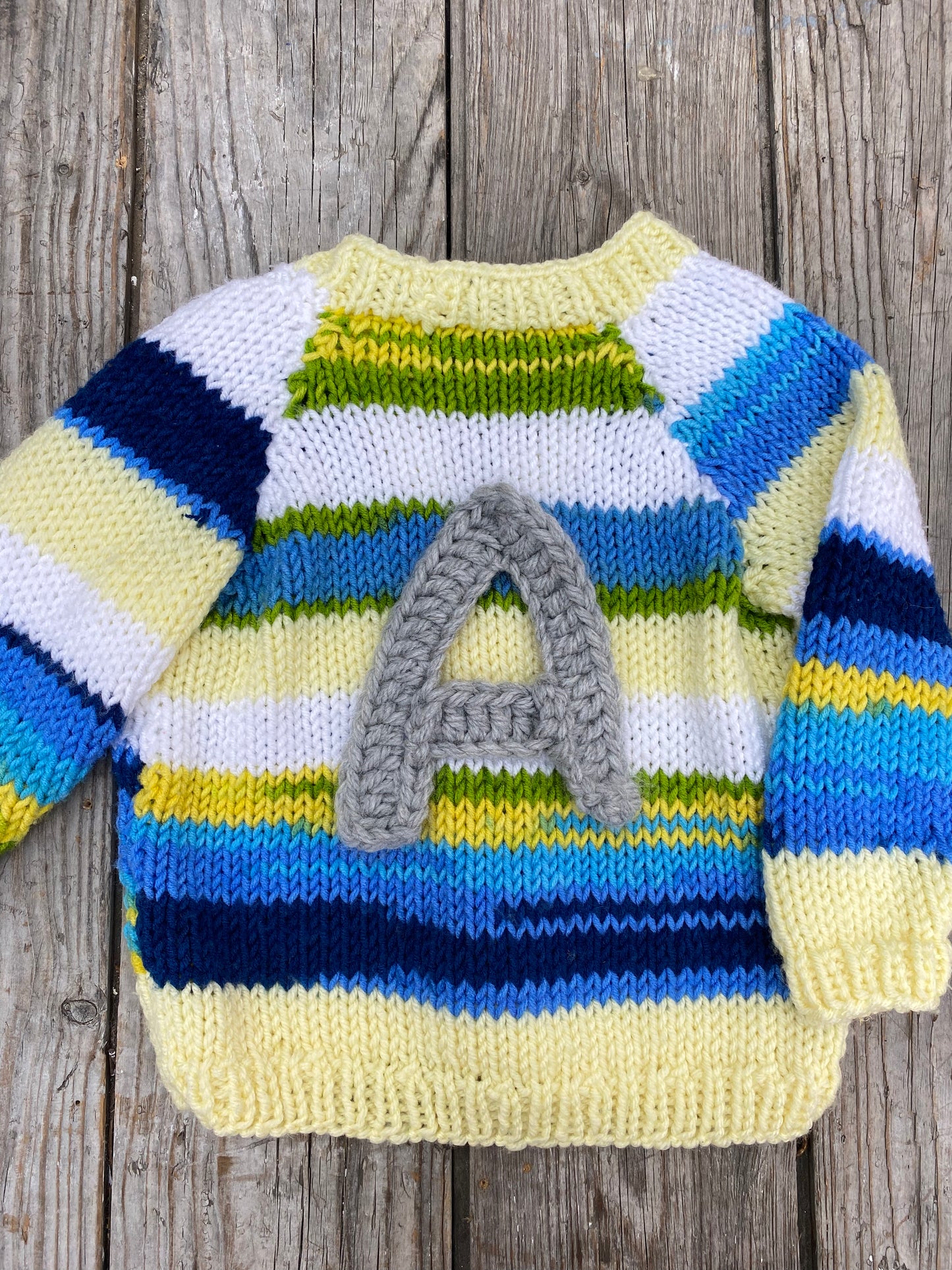 Chunky knit space dye cardigan (2-3 years)