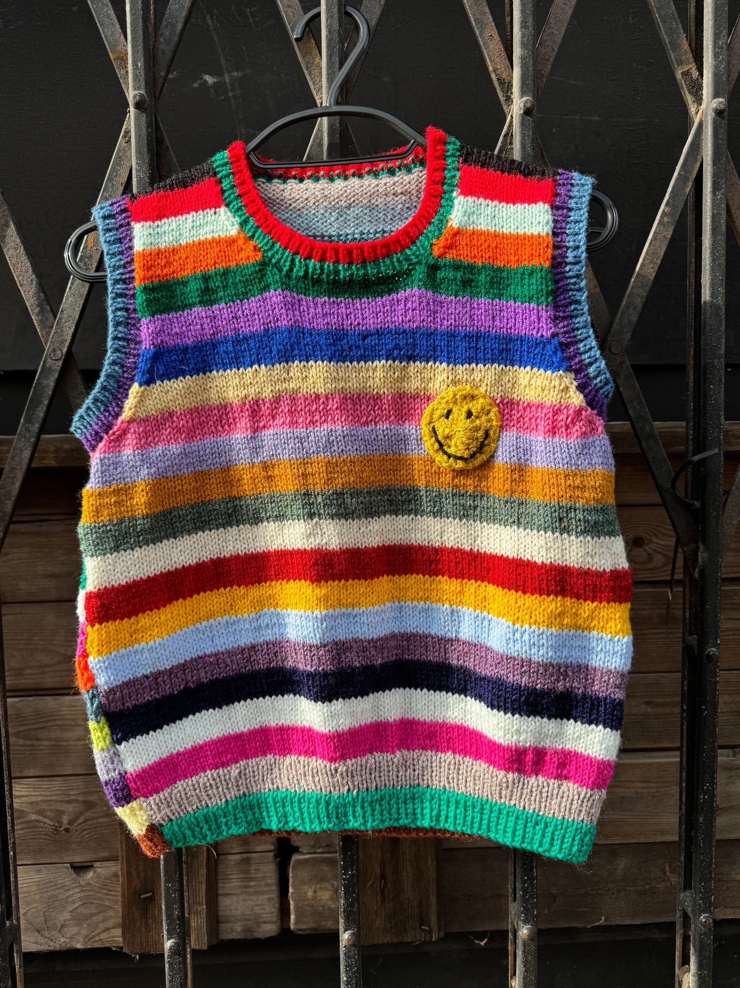 Women's Rainbow stripe tank top