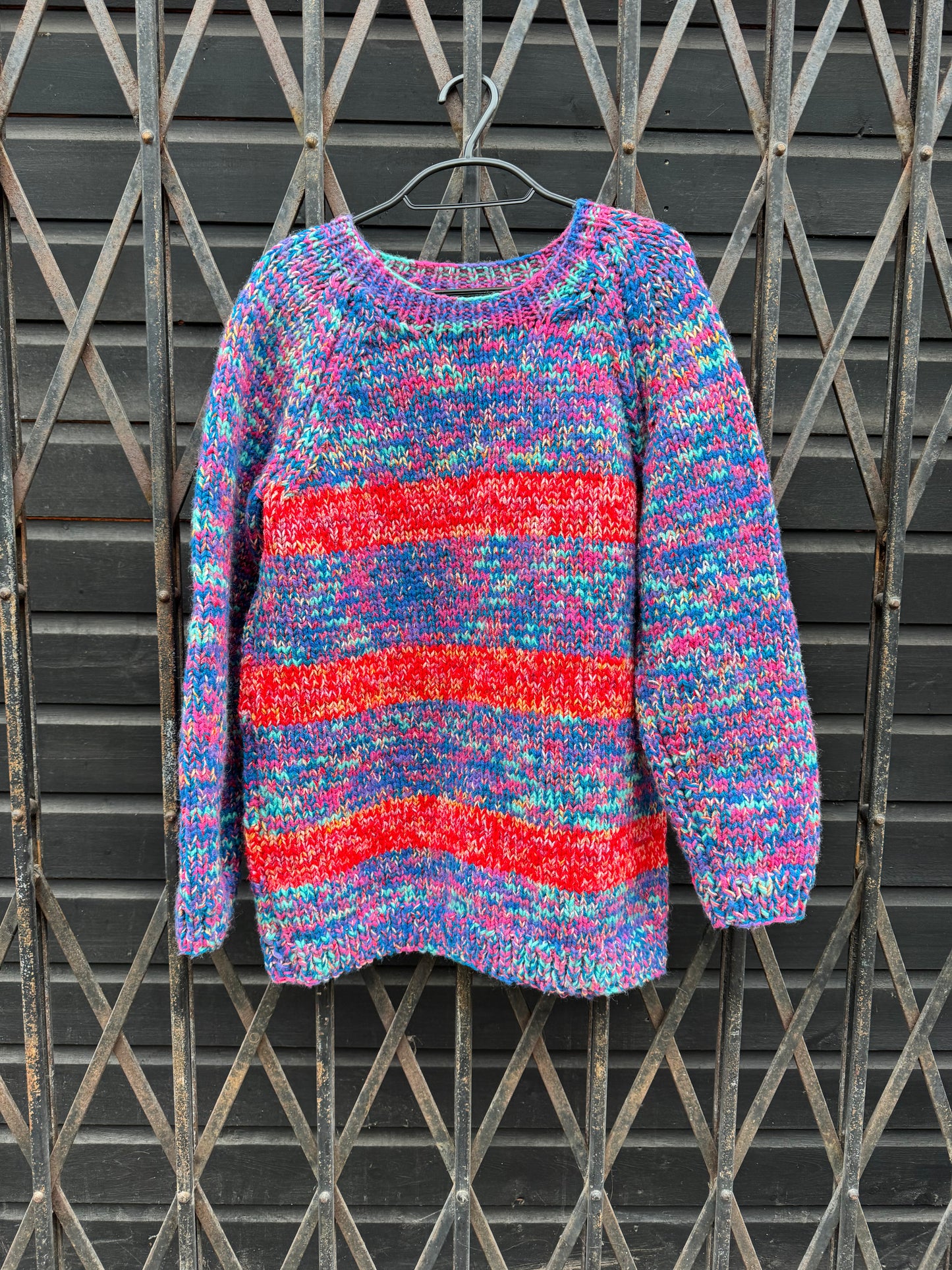 Women's twisted stripe jumper