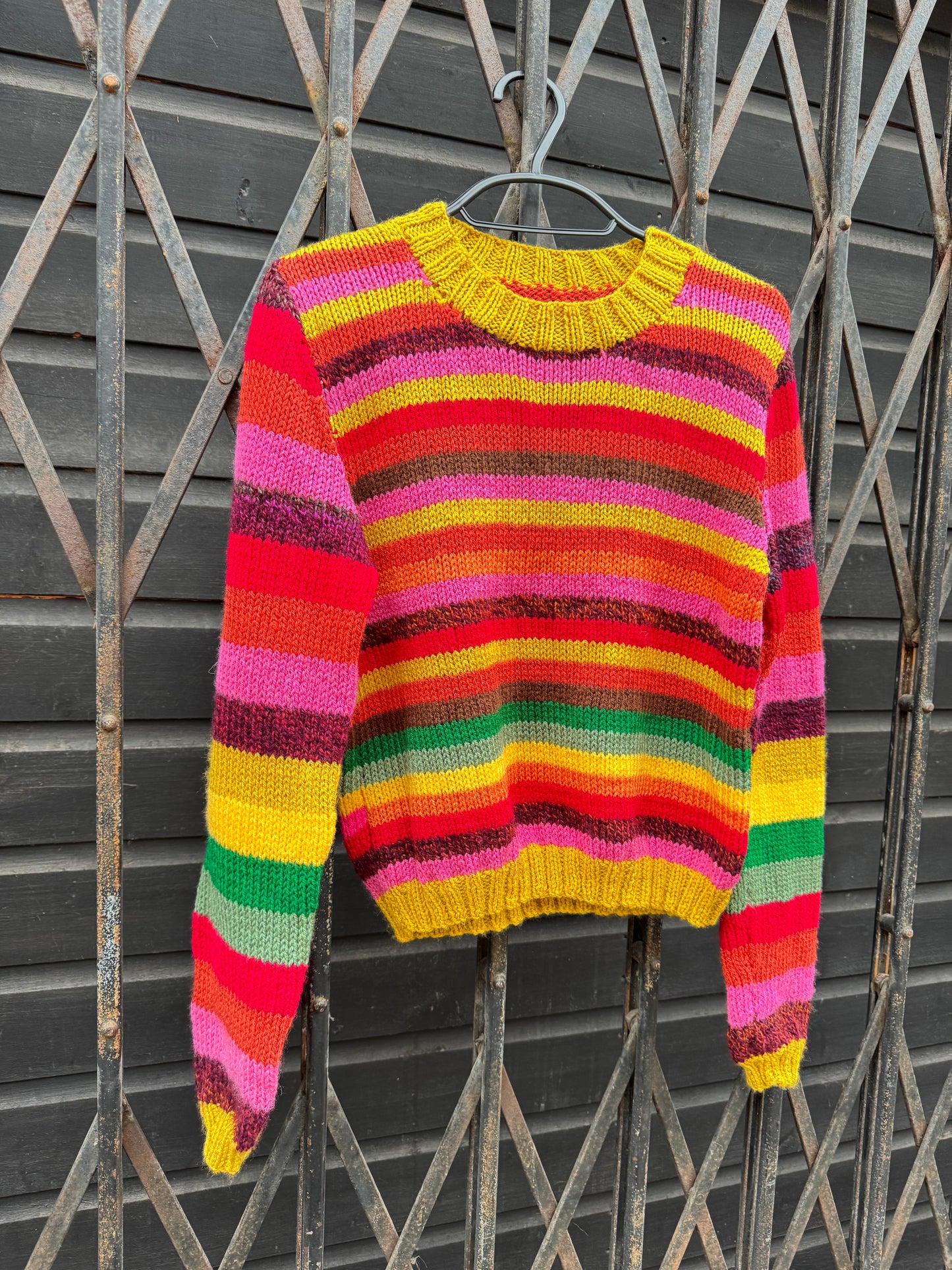 Women's striped jumper