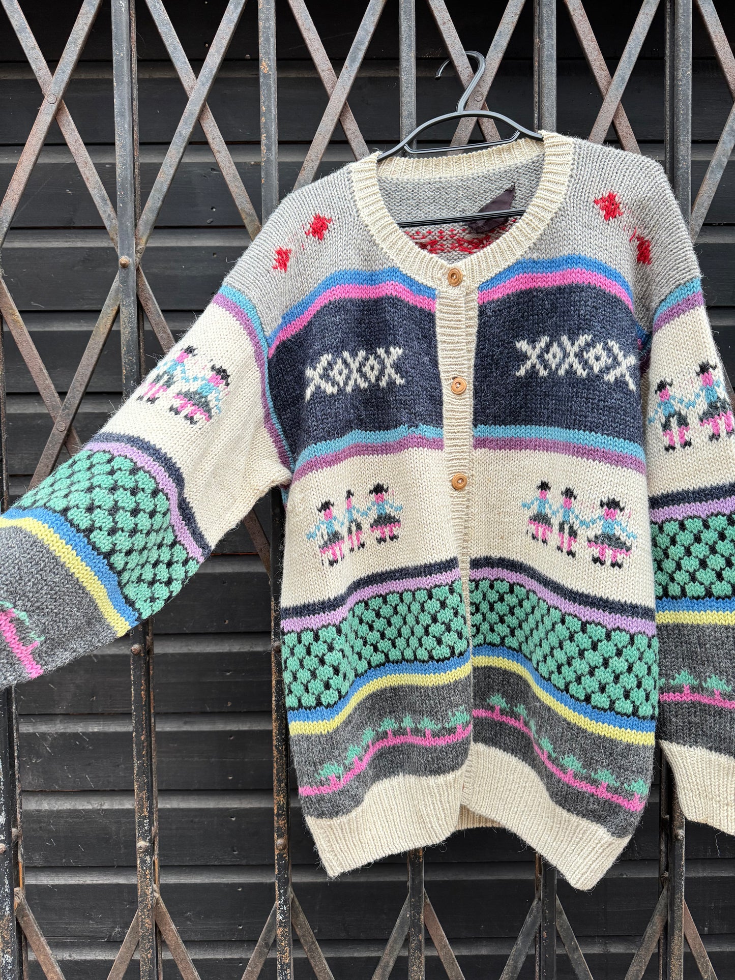 Women's vintage fairisle cardigan