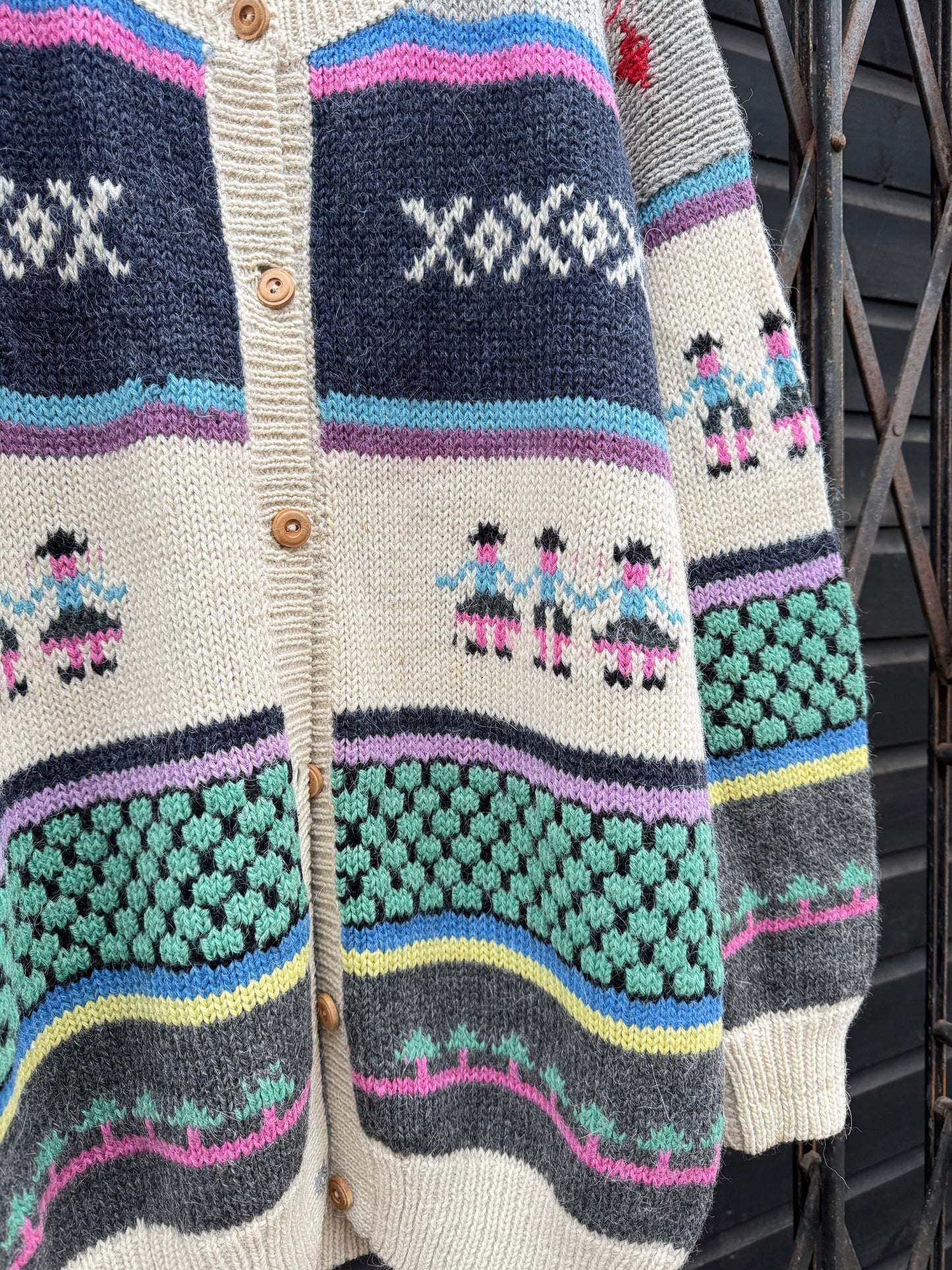 Women's vintage fairisle cardigan