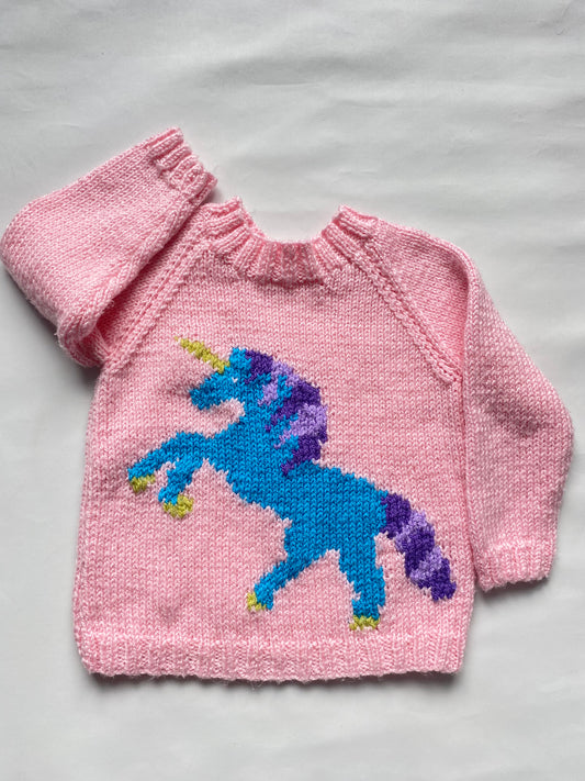 Unicorn Logo Jumper (12-18m)