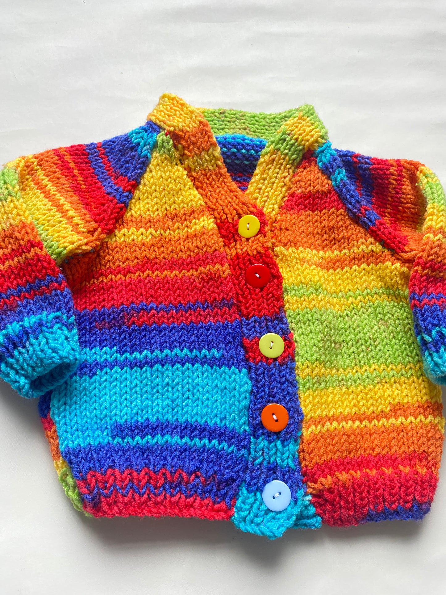 Primary colour ombre Cardigan (18-24m)