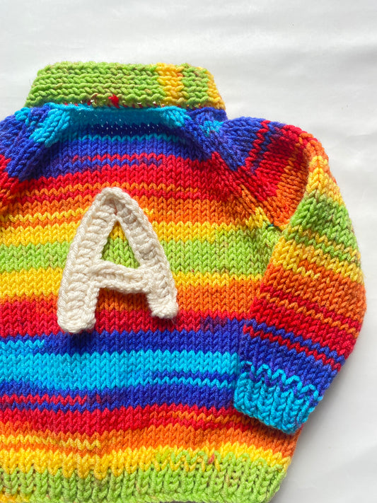 Primary colour ombre Cardigan (18-24m)