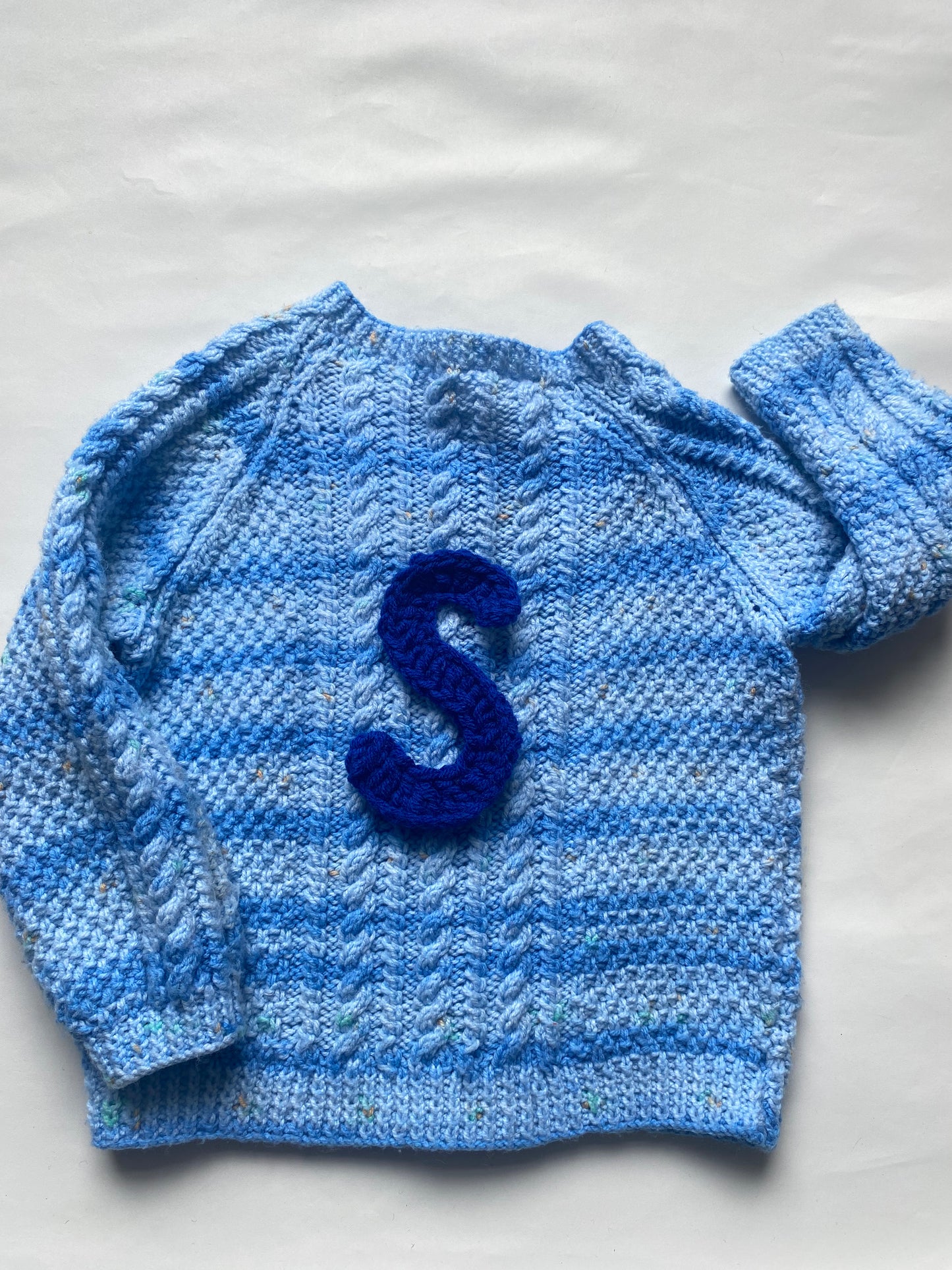 Tonal blue ombre Cardigan (3-4 years)