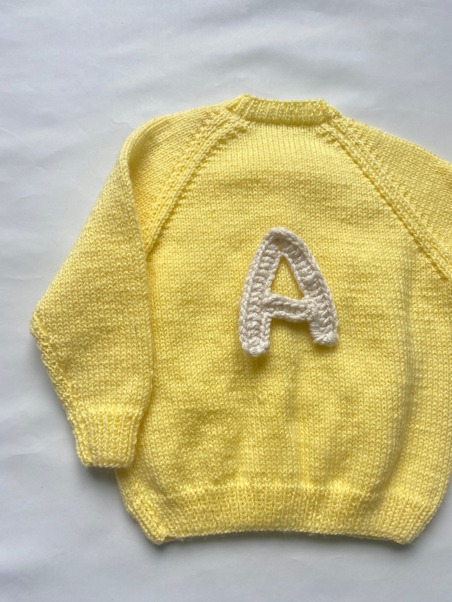 Lemon yellow cable stitch Cardigan (3-4 years)