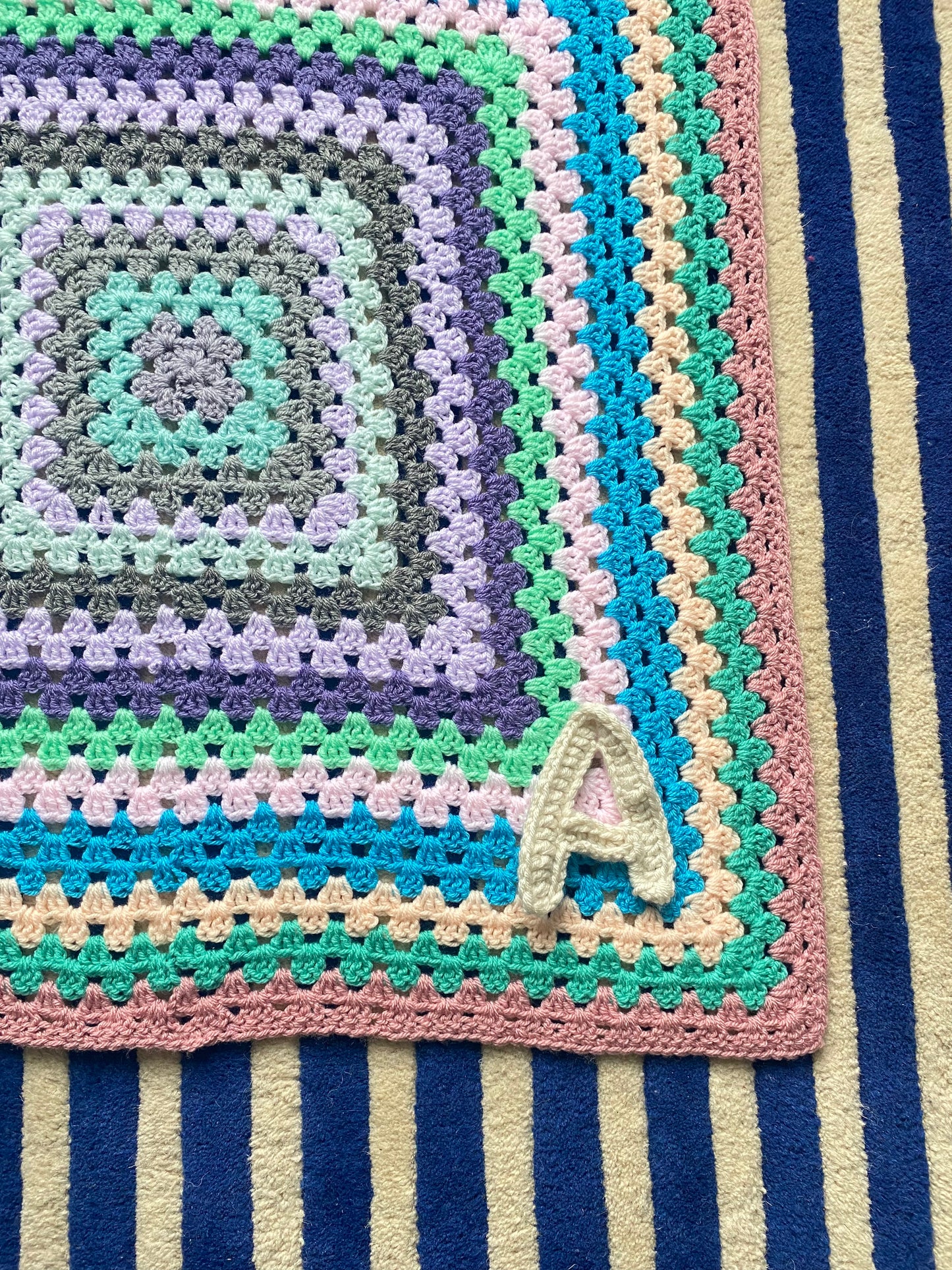 Granny square stitch crochet Blanket