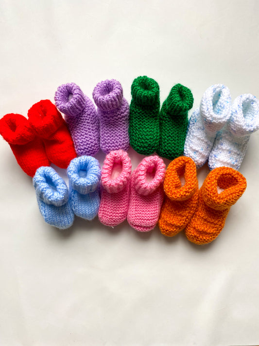 Baby Knitted Booties