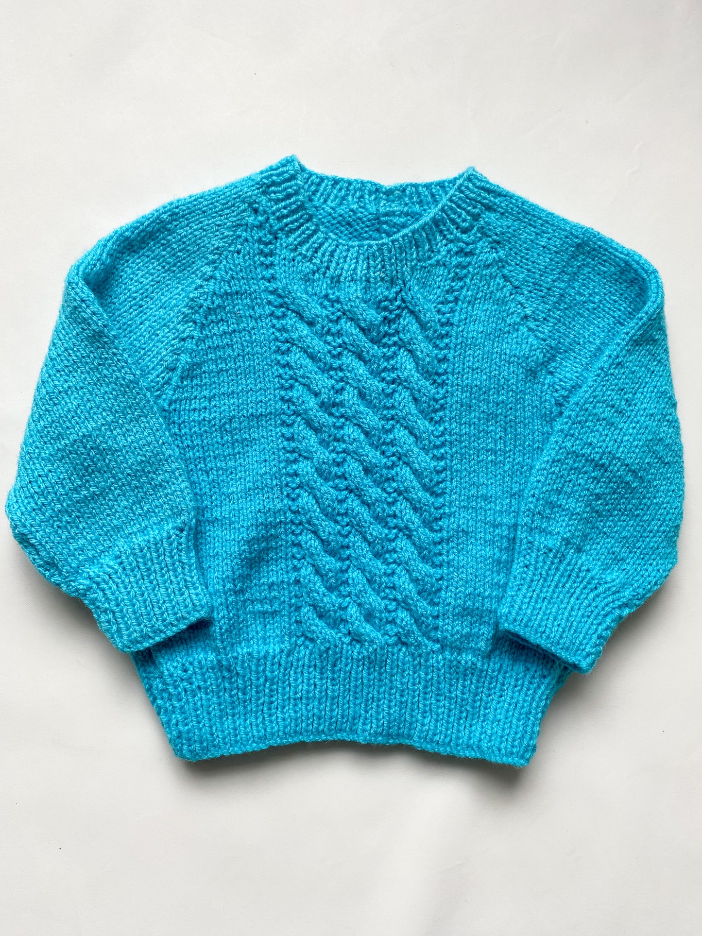 Turquoise Cable Jumper (12-18 months)